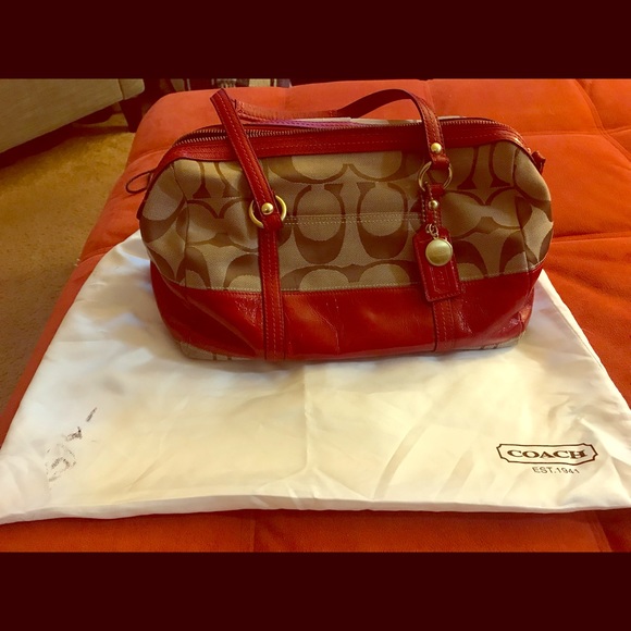 Coach signature print bag - Picture 1 of 2